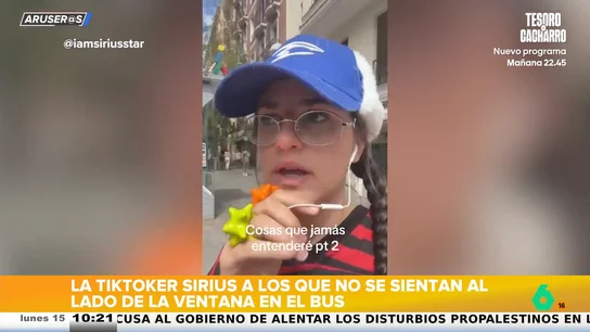 Una tiktoker estalla contra los que ocupan el pasillo del bus dejando libre el asiento de la ventanilla: "¡Muévete a la puñetera ventana!" Una tiktoker estalla contra los que ocupan el pasillo del bus dejando libre el asiento de la ventanilla: "¡Muévete a la puñetera ventana!"