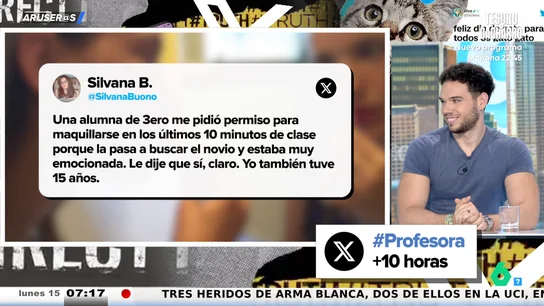 Una alumna pide permiso para maquillarse en clase y su profesora se lo concede: "Yo también tuve 15 años" Una alumna pide permiso para maquillarse en clase y su profesora se lo concede: "Yo también tuve 15 años"