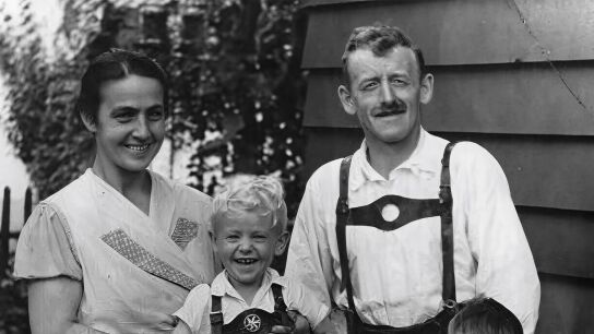 Una familia alemana de Oberstdorf, alrededor de 1939