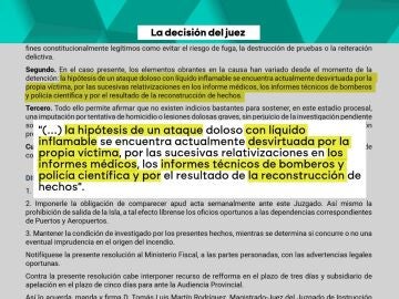 El juez deja libre al joven detenido por el caso de la menor quemada en un incendio en Las Palmas