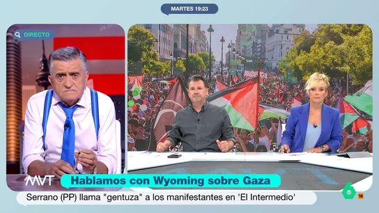 Wyoming, tajante con Feijóo : "Si yo fuera responsable del Partido Popular, Serrano estaba cesado hoy" Wyoming, tajante con Feijóo : "Si yo fuera responsable del Partido Popular, Serrano estaba cesado hoy"