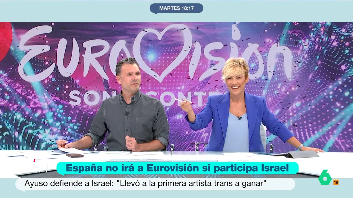 Cristina Pardo desvela que los obispos también opinan sobre abandonar Eurovisión: "Total, si siempre quedamos últimos" Cristina Pardo desvela que los obispos también opinan sobre abandonar Eurovisión: "Total, si siempre quedamos últimos"