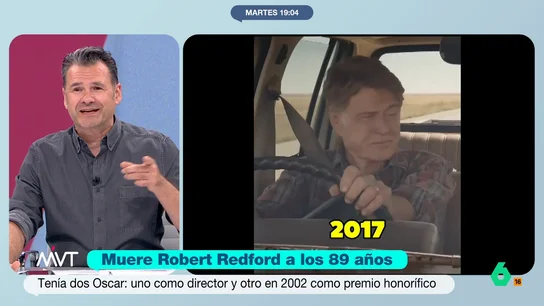 Iñaki López, al ver a Robert Redford a través de los años: "Ruego que el día de mi deceso no me hagáis esta putada" Tras la muerte del actor, las redes sociales se han llenado de vídeos y fotografías para homenajear a Redford, recordando sus papeles más destacados y mostrando su evolución física, año tras año.