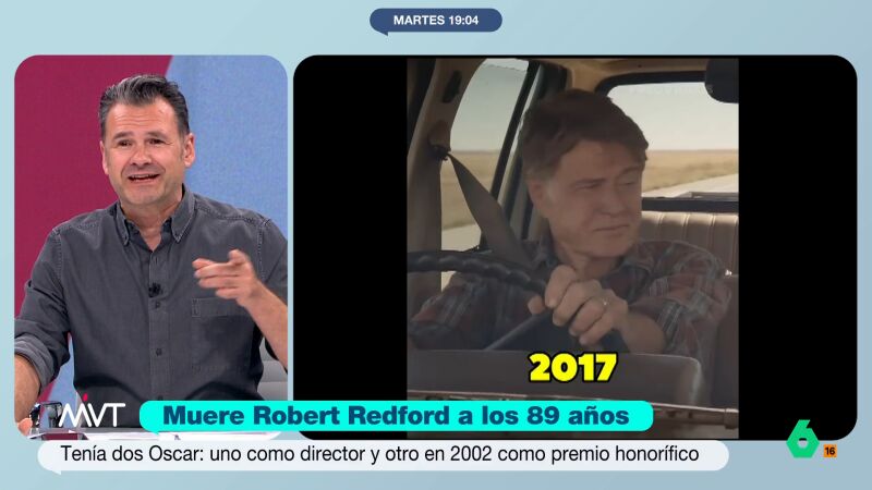 Iñaki López, al ver a Robert Redford a través de los años: "Ruego que el día de mi deceso no me hagáis esta putada"
