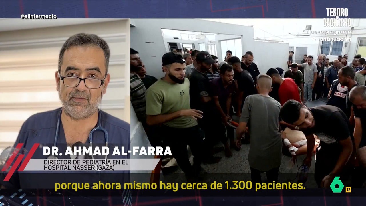 Ahmad Al-Farra, pediatra del Hospital Nasser de Gaza: "Evacuar significaría firmar la sentencia de muerte de los pacientes"