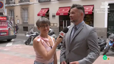 Thais Villas se emociona con el piropo de Gabriel Rufián: "Es el mejor que me han hecho en la vida" Thais Villas se emociona con el piropo de Gabriel Rufián: "Es el mejor que me han hecho en la vida"