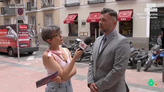 Gabriel Rufián confiesa a Thais Villas por qué no se hace fotos familiares durante las vacaciones: "Estamos hartos" Gabriel Rufián confiesa a Thais Villas por qué no se hace fotos familiares durante las vacaciones: "Estamos hartos"