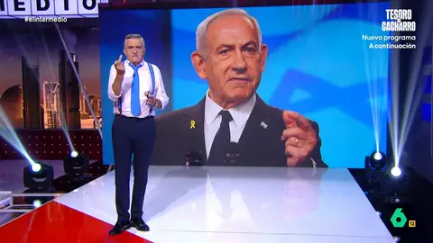 Wyoming, a los que le critican por hacerle una peineta a Netanyahu: "Lo repito por si no lo habéis visto bien" Wyoming, a los que le critican por hacerle una peineta a Netanyahu: "Lo repito por si no lo habéis visto bien"