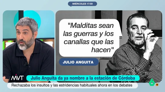 Pedro Águeda afirma que Julio Anguita sería "una estrella en TikTok": "Hace falta para frenar la ola de fascismo" El periodista considera que, hoy en día, son necesarios políticos como el andaluz, una figura de referencia tanto en la política de dicha comunidad autónoma como a nivel nacional.