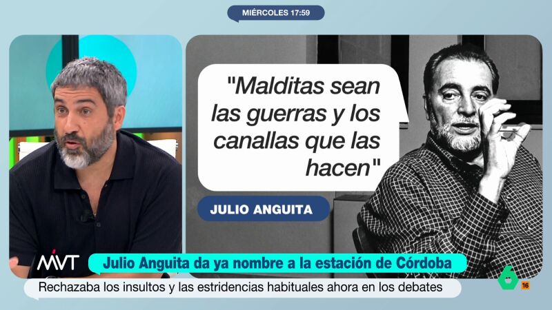 Pedro Águeda afirma que Julio Anguita sería "una estrella en TikTok": "Hace falta para frenar la ola de fascismo"
