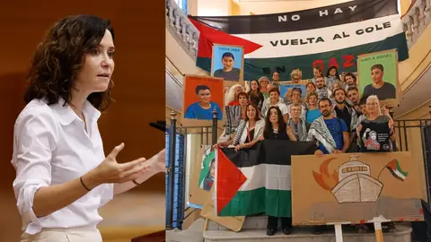 Profesores de Madrid denuncian órdenes del Gobierno de Ayuso para retirar cualquier apoyo a Palestina de los colegios Profesores de Madrid denuncian órdenes del Gobierno de Ayuso para retirar cualquier apoyo a Palestina de los colegios