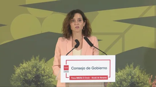 La presidenta de la Comunidad de Madrid, Isabel Díaz Ayuso, en Alcalá de Henares La presidenta de la Comunidad de Madrid, Isabel Díaz Ayuso, en Alcalá de Henares