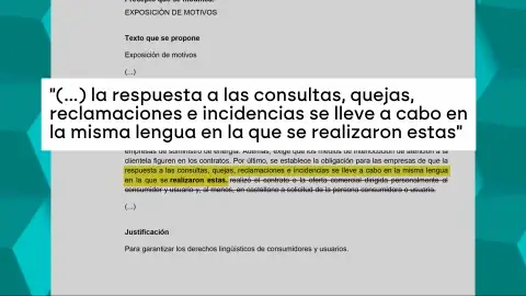 ¿En Catalán si llamo de Murcia? El Gobierno enfría la propuesta de "blindar" el catalán en la ley de atención al cliente ¿En Catalán si llamo de Murcia? El Gobierno enfría la propuesta de "blindar" el catalán en la ley de atención al cliente