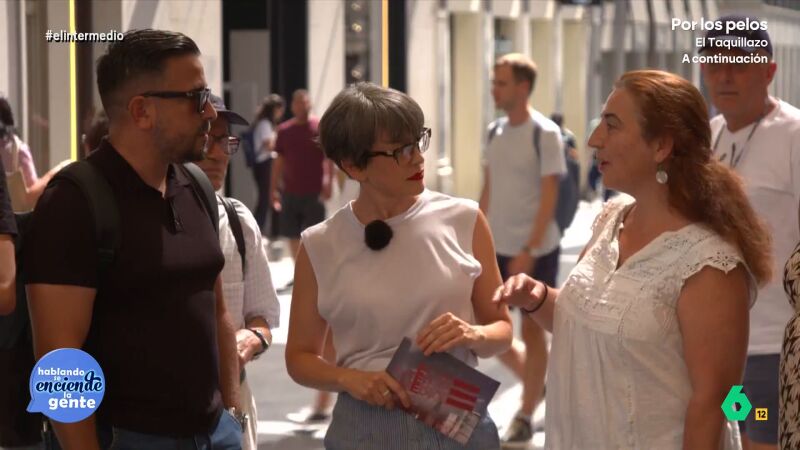 Una mujer, a favor del boicot a Israel: "Hacer algo puede servir o no, pero lo que no sirve de nada es no hacer nada"
