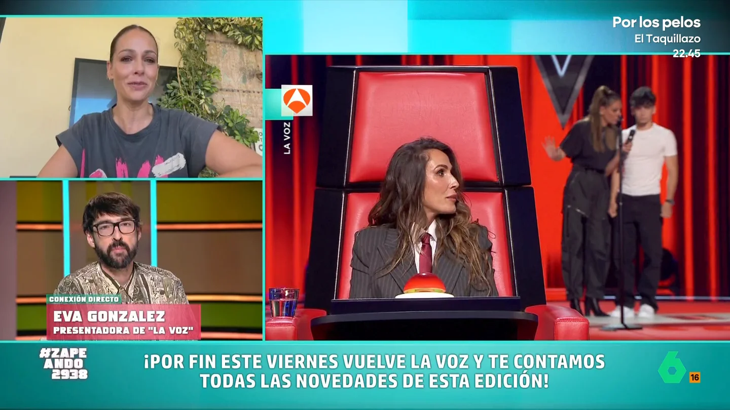 Eva González desvela cómo es Mika, el nuevo coach de 'La Voz': "Me ha sorprendido bastante. Va a revolucionar el plató" Eva González repasa en este vídeo todas las novedades de 'La Voz', desde la incorporación de Mika como nuevo coach, hasta el nuevo 'botón' que tendrán a su disposición los coaches o lo que han llamado "llego y canto".