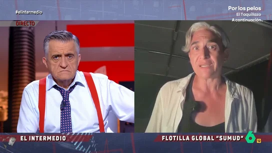 Ada Colau pide desde la flotilla que los países "traduzcan palabras en hechos": "Si nos consideran una misión humanitaria, que manden barcos" El Intermedio conecta en directo con Ada Colau, que a bordo de la flotilla Global Sumit que se dirige a Gaza con ayuda humanitaria, celebra las movilizaciones ciudadanas que están llevando a que "los Gobiernos no se puedan poner de perfil".