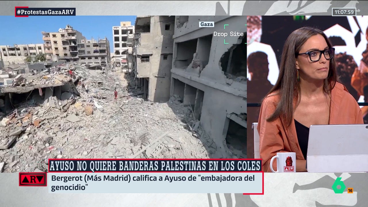 García Aller, sobre Ayuso: "¿De verdad lo que más le preocupa es que haya banderas en apoyo a Palestina que está sufriendo una matanza?