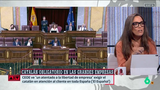 Marta García Aller, sobre exigir el catalán obligatorio en empresas: “¿La administración va a exigir a las empresas algo que ella misma no cumple?” Marta García Aller, sobre exigir el catalán obligatorio en empresas: “¿La administración va a exigir a las empresas algo que ella misma no cumple?”