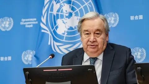 Imagen de archivo del secretario general de la ONU, António Guterres. Imagen de archivo del secretario general de la ONU, António Guterres.