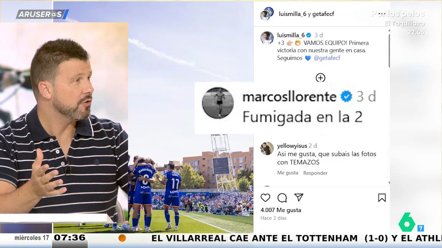 El meteorólogo Marc Redondo carga contra Marcos Llorente por afirmar que nos fumigan con 'chemtrails': "Esto no puede pasar" El meteorólogo Marc Redondo carga contra Marcos Llorente por afirmar que nos fumigan con 'chemtrails': "Esto no puede pasar"