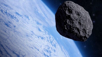 Asteroide aproximándose a la Tierra