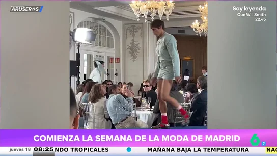 Martiño Rivas sorprende como modelo desfilando para Palomo Spain en la Semana de la Moda de Madrid Martiño Rivas sorprende como modelo desfilando para Palomo Spain en la Semana de la Moda de Madrid