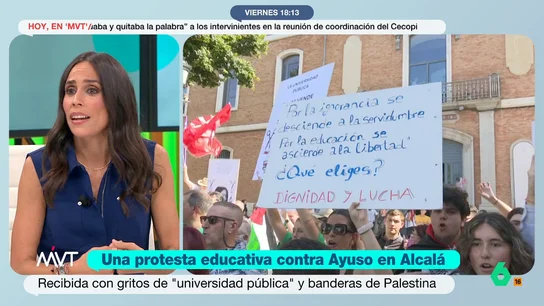 Pilar Velasco: "Ningún presidente autonómico sigue a Ayuso salvo Feijóo, que se deja arrastrar por su discurso" Para la periodista, cualquier acto en el que participe la presidenta de la Comunidad de Madrid "es político". Para Velasco, ningún presidente autonómico sigue las declaraciones de Ayuso debido a que son "moderados".