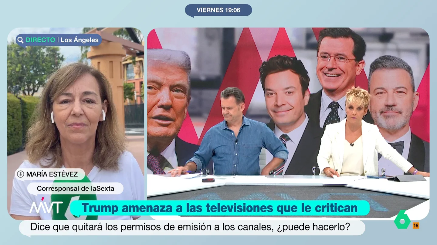 María Estévez afirma que en EEUU se está viviendo "una caza de brujas": "Es la caída del derecho a poder decir lo que piensas" JD Vance ha pedido a los ciudadanos estadounidenses que denuncien a cualquier persona que critique al activista ultra Charlie Kirk. Como expone la corresponsal, el derecho a la libertad de expresión está protegido por la Constitución de EEUU.