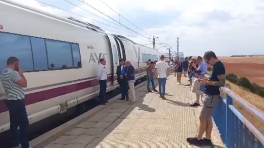 Suspendida circulaci&oacute;n de trenes de Alta Velocidad entre Madrid y Barcelona por un incendio entre Guadalajara y Soria