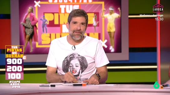 Nacho García premia con 100 euros a Loli después de que esta no consiga el bote de 'Tus pintas me suenan' La concursante no ha conseguido adivinar las profesiones de las tres personas que han aparecido en el juego. A pesar de ello, el zapeador ha decidido que Loli debe llevarse un premio tras su participación.