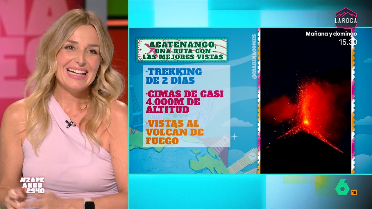 Marina Comes desvela una de las actividades más espectaculares de Guatemala: el ascenso al volcán Acatenango