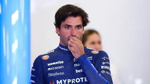 Carlos Sainz durante el GP de Azerbaiyán Carlos Sainz durante el GP de Azerbaiyán