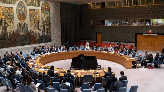 Imagen de archivo de una reunión del Consejo de Seguridad de la ONU Imagen de archivo de una reunión del Consejo de Seguridad de la ONU