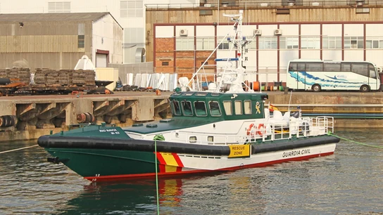 La patrullera de la Guardia Civil 'Río Navia', en una imagen de archivo. La patrullera de la Guardia Civil 'Río Navia', en una imagen de archivo.