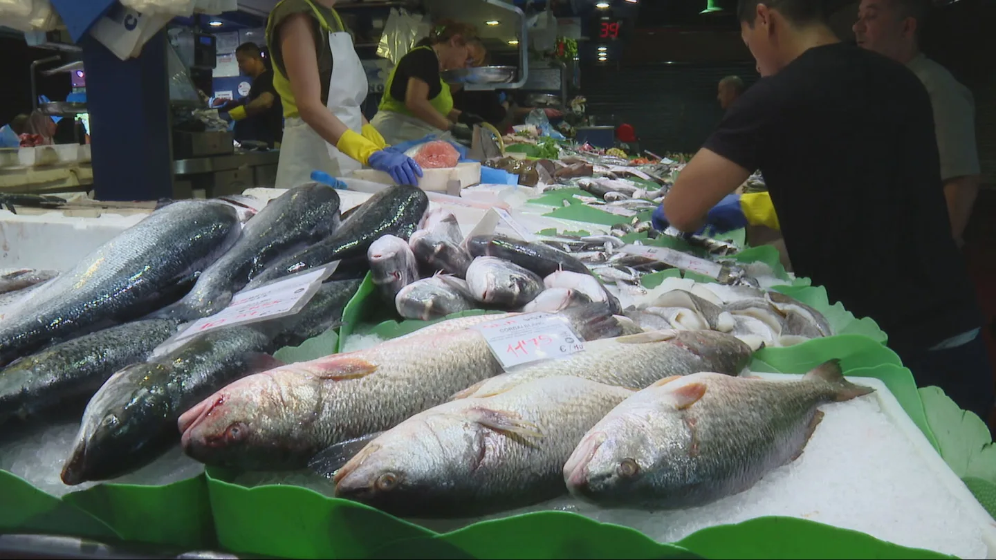 Pescado en el mercado Pescado en el mercado
