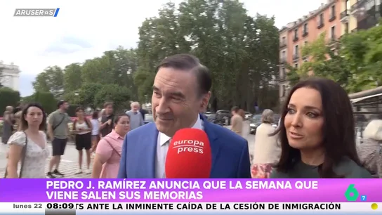 La reacción de Pedro J. Ramírez cuando le preguntan si Ágatha Ruiz de la Prada sale en sus memorias La reacción de Pedro J. Ramírez cuando le preguntan si Ágatha Ruiz de la Prada sale en sus memorias