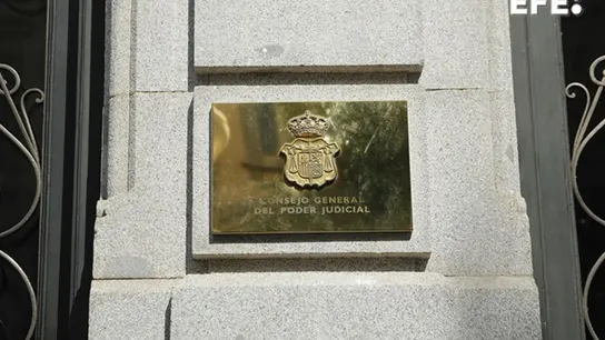Imagen de archivo de la fachada del edificio sede del Consejo General del Poder Judicial. Imagen de archivo de la fachada del edificio sede del Consejo General del Poder Judicial.