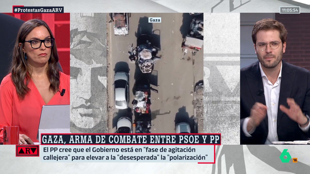 Alán Barroso, sobre el PP tras acusar a Sánchez de que su apoyo a Gaza es una cortina de humo: "Van a tener un auténtico problema por decir esto"