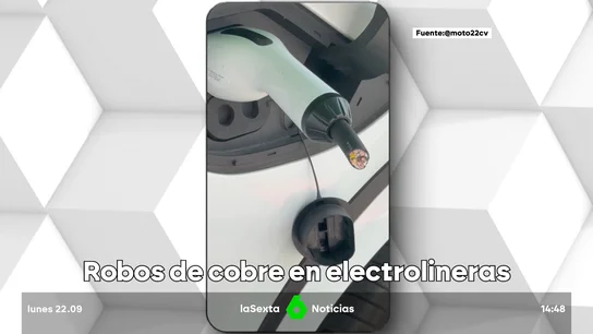 Aumentan los robos de cables de cobre en electrolineras: "Una manguera nueva ronda los 100 €" Aumentan los robos de cables de cobre en electrolineras: "Una manguera nueva ronda los 100 €"