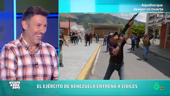 Iñaki Urrutia, al ver las "fuerzas especiales" del ejército de Venezuela: "Son 'El Equipo A' de artritis" Iñaki Urrutia, al ver las "fuerzas especiales" del ejército de Venezuela: "Son 'El Equipo A' de artritis"