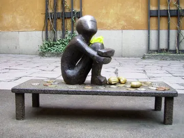 El niño de hierro de Gamla Stan El niño de hierro de Gamla Stan