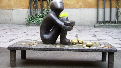El niño de hierro de Gamla Stan El niño de hierro de Gamla Stan