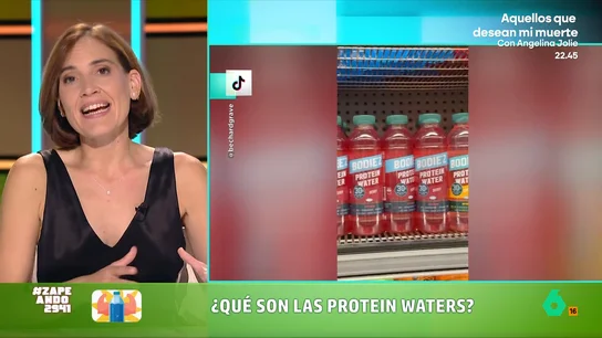Boticaria García desvela la trampa de las 'protein water': "Te las venden como necesarias para cualquiera y no lo son" Boticaria García explica todos los secretos de las 'protein water', la nueva de moda en las redes sociales que promete un aporte extra de proteínas. Sin embargo, recuerda que estas botellas son caras "comparadas con pollo y legumbres".