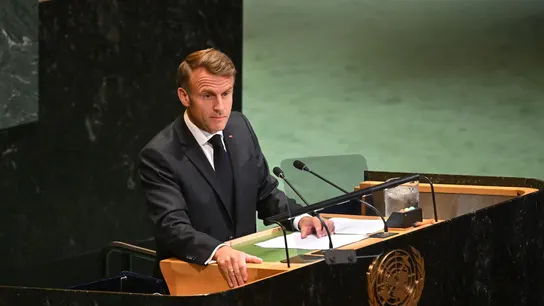 Francia reconoce ante la ONU el Estado de Palestina: "Ha llegado el momento de la paz" Francia reconoce ante la ONU el Estado de Palestina: "Ha llegado el momento de la paz"
