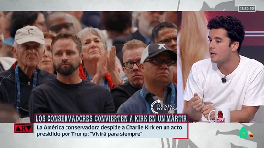 Emilio Doménech, sobre el funeral de Charli Kick: "Es una oportunidad para que el trumpismo una todas sus facciones" Emilio Doménech, sobre el funeral de Charli Kick: "Es una oportunidad para que el trumpismo una todas sus facciones"