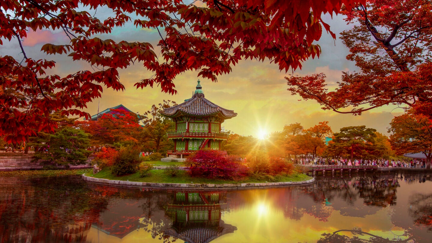 Corea del Sur en oto&ntilde;o