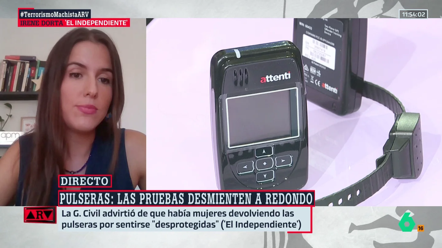 Irene Dorta, tras el fallo de las pulseras antimaltrato: "Lo más valiente y transparente hubiera sido aceptar que el fallo existió" Irene Dorta, tras el fallo de las pulseras antimaltrato: "Lo más valiente y transparente hubiera sido aceptar que el fallo existió"