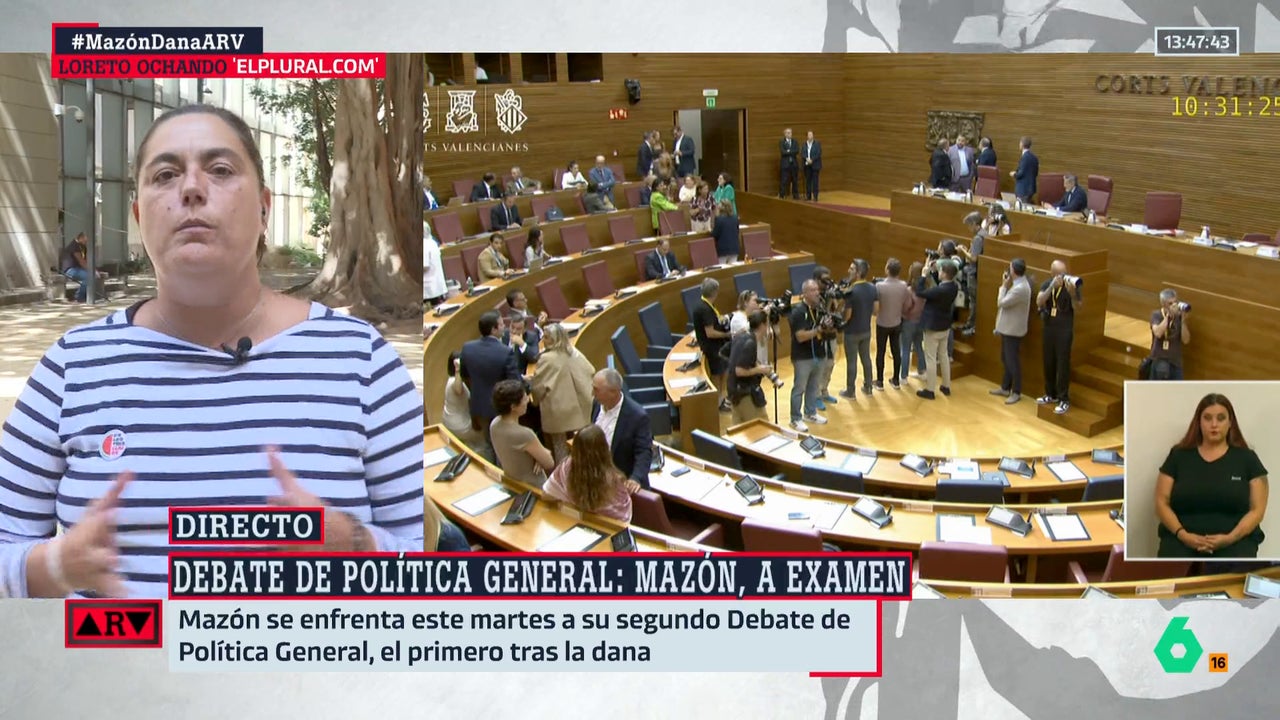 Loreto Ochando, sobre el trato de Mazón a las víctimas: "El desprecio es cada vez peor y ellas lo saben. Sus lágrimas son las de todo un pueblo"