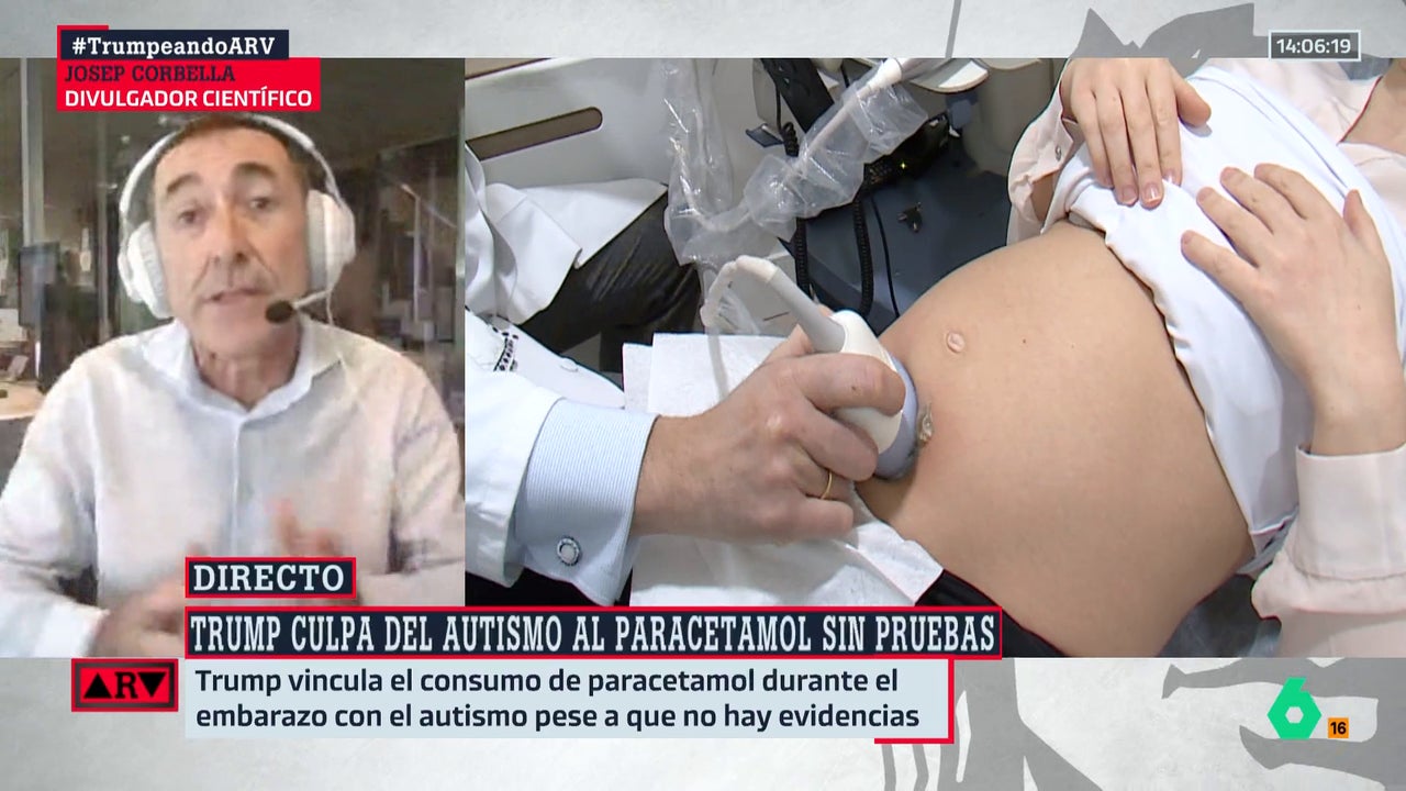Josep Corbella, tras vincular Trump el paracetamol en el embarazo con el autismo: "No hay pruebas concluyentes"