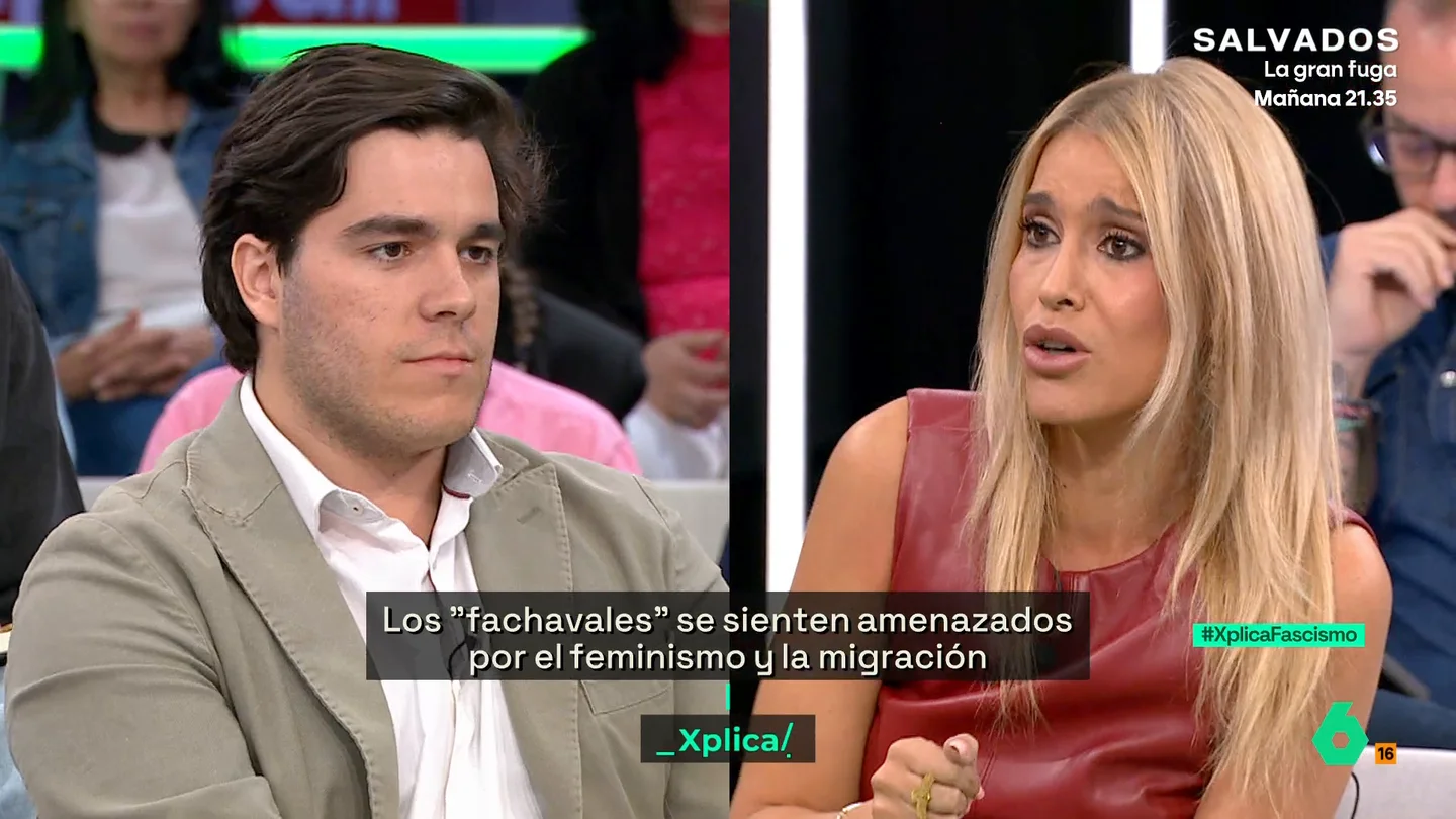 El tenso debate entre Afra Blanco y Jorge Branger: "¿Eres feminista?" El tenso debate entre Afra Blanco y Jorge Branger: "¿Eres feminista?"